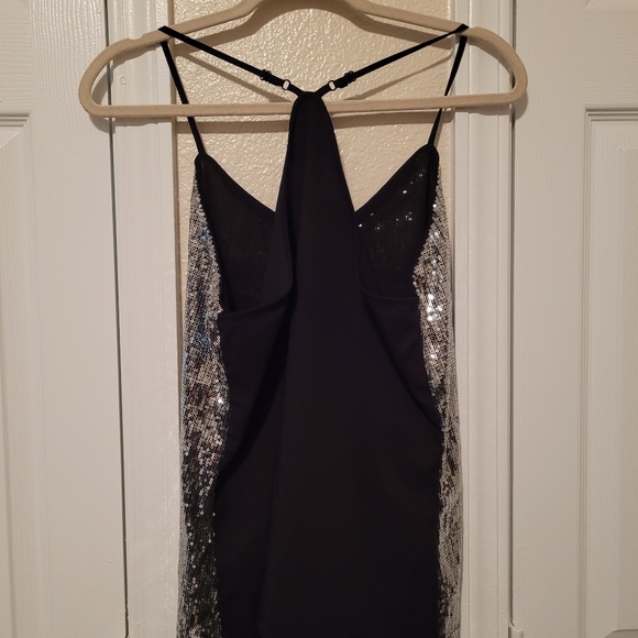 Grace Karin Silver Sequin Racerback - Picture 2 of 3